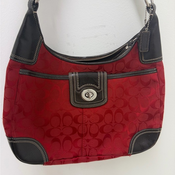 Vintage Coach Signature Hampton Hobo shoulder bag - Picture 12 of 13